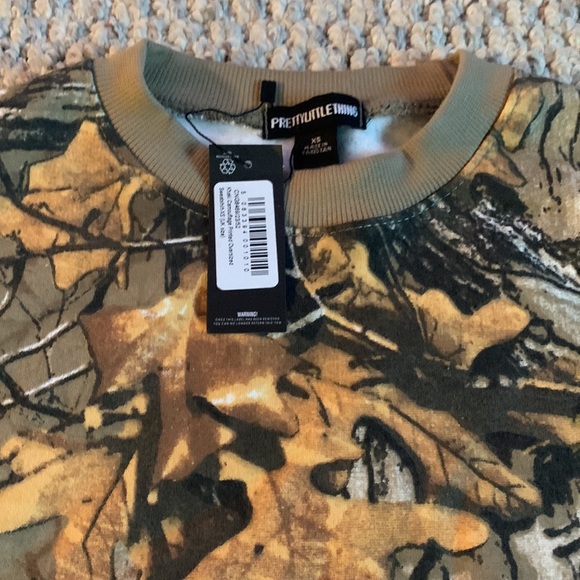 PTL khaki Camouflage printed Sweater - Picture 2 of 6